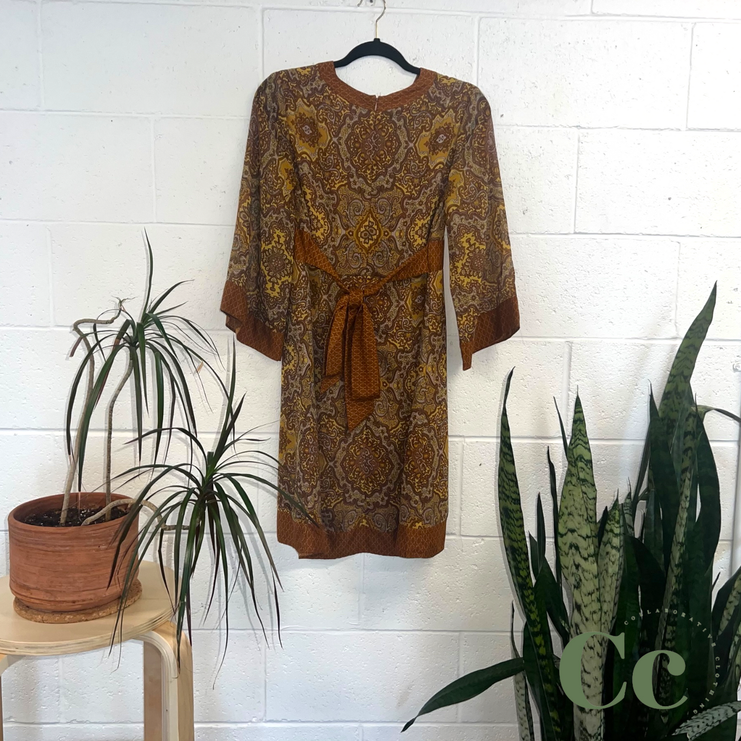 Paisley kimono dress