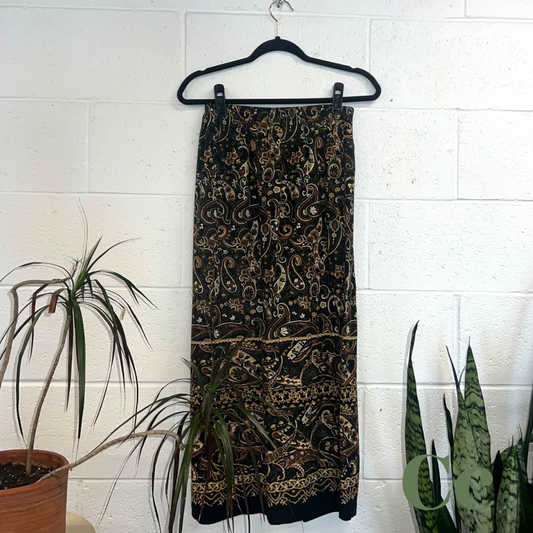Long Paisley skirt