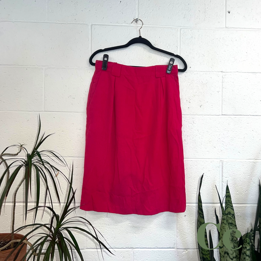 Pink pocket skirt