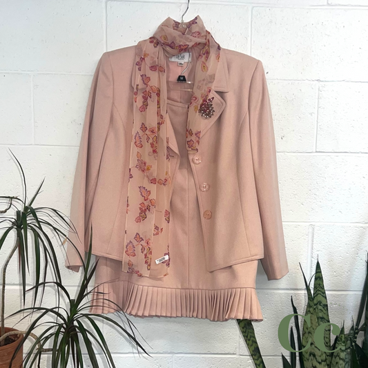 Pink blazer & skirt